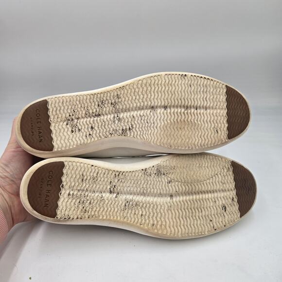 Cole Haan Grand OS Crosscourt White Leather Shoes Men’s Size 11.5 Casual Lace Up main image 6